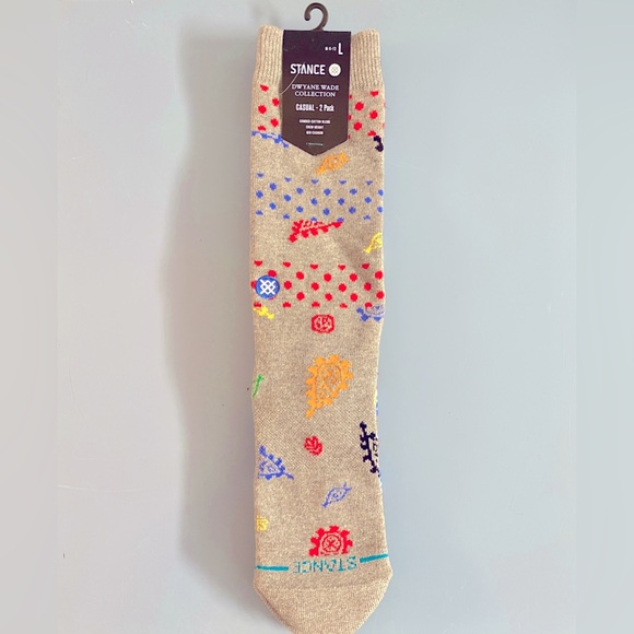 NWT • Stance x Dwyane Wade • Casual Socks • Large (6-12) • 2 Pack - Picture 11 of 14